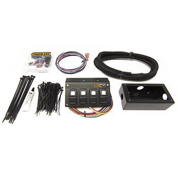 Painless, Trail Rocker Switch Panel, 4 Switch Flange Mount