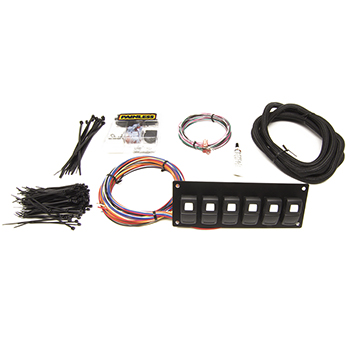 Painless, Track Rocker Panel Dash Mount, 6 Switch