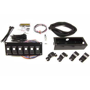 Painless, Track Rocker Panel Roll Bar Mount, 6 Switch