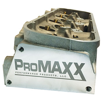 ProMaxx Performance, Shocker 340 CNC Ported Chev BB Aluminum Heads, Bare