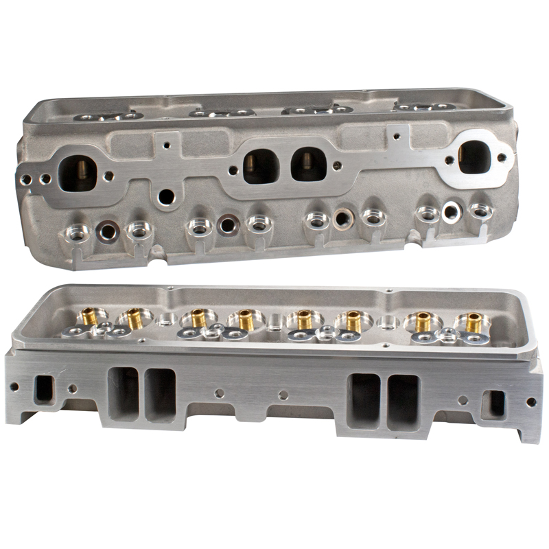 ProMaxx, Maxx Series Chev SB Aluminum Heads, 183cc/64cc, Straight Plug, Bare