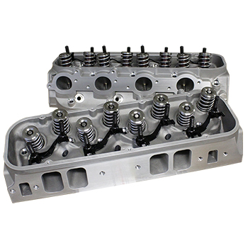 ProMaxx Performance Maxx 317 Chev BB Aluminum Heads, 317cc/119cc, Assembled, Mech. Roller (up to .800