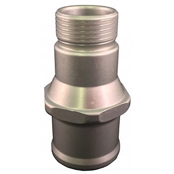 Philadelphia Racing Products, Remote Electric Hose Adapter Fitting, 16 AN , Aluminum, Clear, Sold as Each