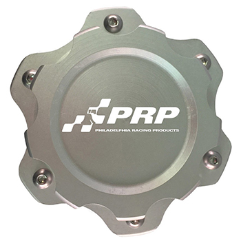 Philadelphia Racing Products, Fuel Cell Cap & Bung Assembly, 6 Bolt, Clear Anodized, Sold as Each