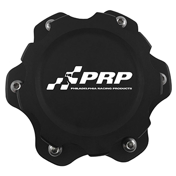 Philadelphia Racing Products, Fuel Cell Cap & Bung Assembly, 6 Bolt, Black Anodized, Sold as Each