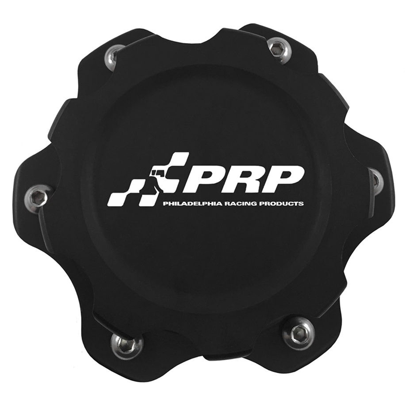 Philadelphia Racing Products, Fuel Cell Cap & Bung Assembly, 6 Bolt, Black Anodized, Sold as Each