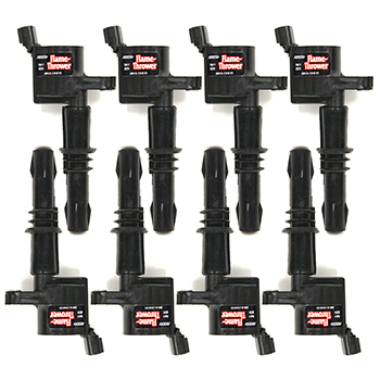 PerTronix, Flame-Thrower Ford Coil On Plug Performance Coils, Ford 4.6L/5.4L 3-Valve, set of 8