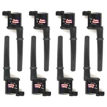 PerTronix, Flame-Thrower Ford Coil On Plug Performance Coils, Ford 4.6L/5.4L 4-Valve, set of 8