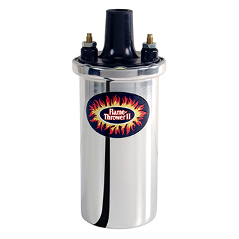 PerTronix, Flame-Thrower II Ignition Coil, for Electronic and/or CD Ignitions, Chrome
