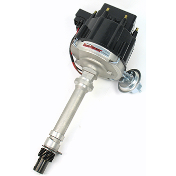 PerTronix, HEI Distributor, HEI III Module w/ Multi-Spark & Rev Limiter, Vacuum Advance, Chev SB/BB, Black Cap
