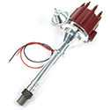 PerTronix, Flame Thrower Plug n' Play Billet Distributor Ignitor II w/ Vacuum Advance, Chev SB/BB, Red Cap, Sold as Each