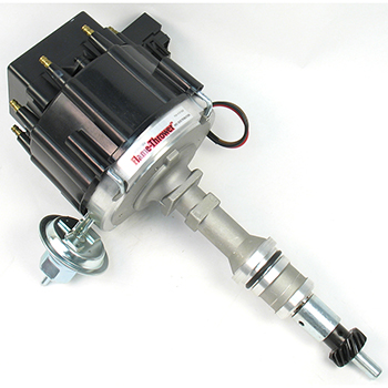 PerTronix, Flame-Thrower HEI Street/Strip Distributor w/ Vacuum Advance, Ford 289-302, w/ 6.9 amp, Black Cap