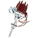 PerTronix, Flame Thrower Plug n' Play Billet Distributor Ignitor II w/ Vacuum Advance, Chrysler SB, Red Cap, Each