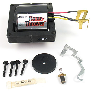 PerTronix, Flame-Thrower 50,000 Volt E-Core Coil, GM HEI w/ Black, Yellow, & Red Wires, Sold as Each