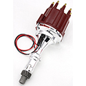 PerTronix, Plug n' Play Billet Distributor Ignitor III w/ Multi-Spark & Rev Limiter, Mech. Advance, Pontiac V8, Red Cap