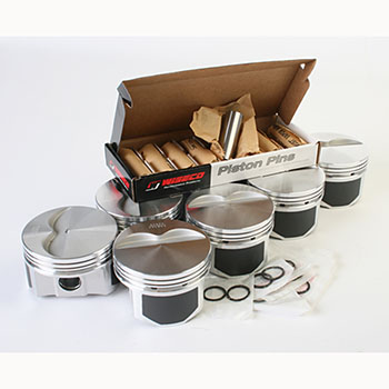 Wiseco, ProTru Street Forged Pistons & Rings Set, Chrysler 360 Flat Top, 4.060