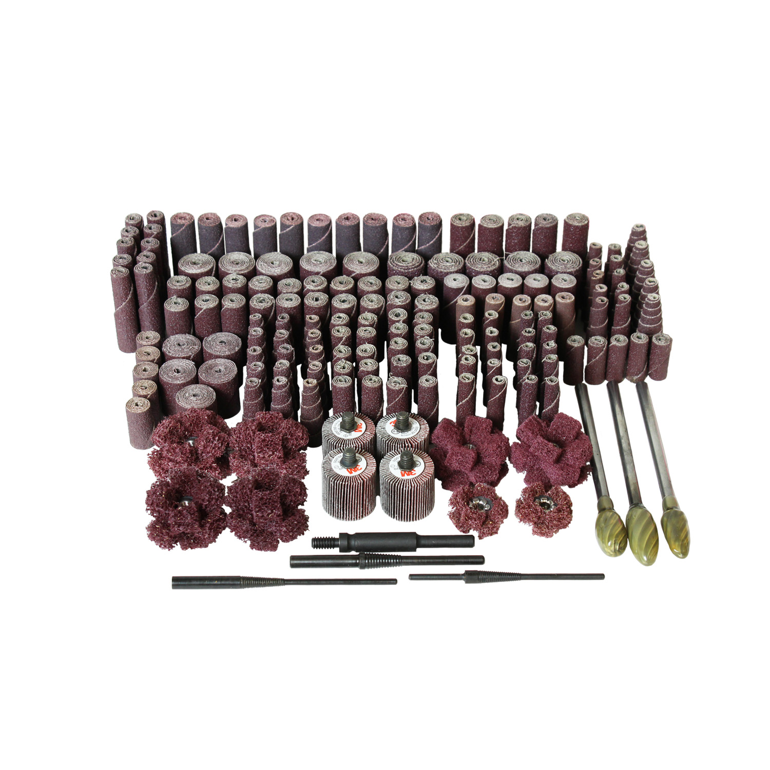 Superior Abrasives, Master Port & Polishing Kit, for Aluminum Heads, 169 Pieces