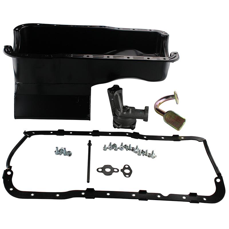 Power Products, Low Profile Kicked-Out Sump Oil Pan Kit, Ford 260-302
