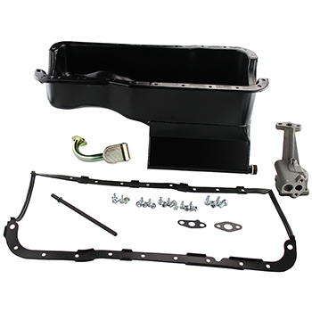 Power Products, Low Profile Kicked-Out Sump Oil Pan Kit, Ford 351W