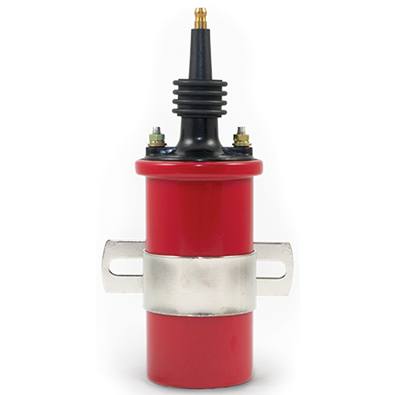 Power Products, Power Plus Coil, w/Coil Bracket, 45,000 V, Oil Filled, Red