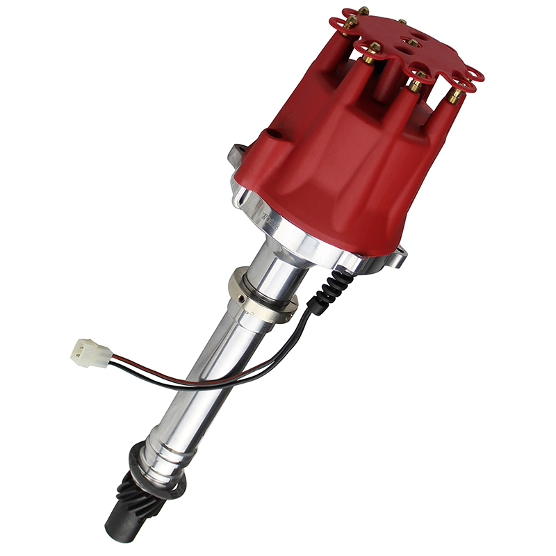 Power Products, Billet Racing Distributor, Chev SB/BB, w/ Slip Collar, Red Cap, Sold as Each