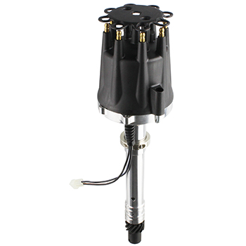Power Products, Billet Racing Distributor, Chevrolet SB/BB, w/ Slip Collar, Black Cap, Sold as Each