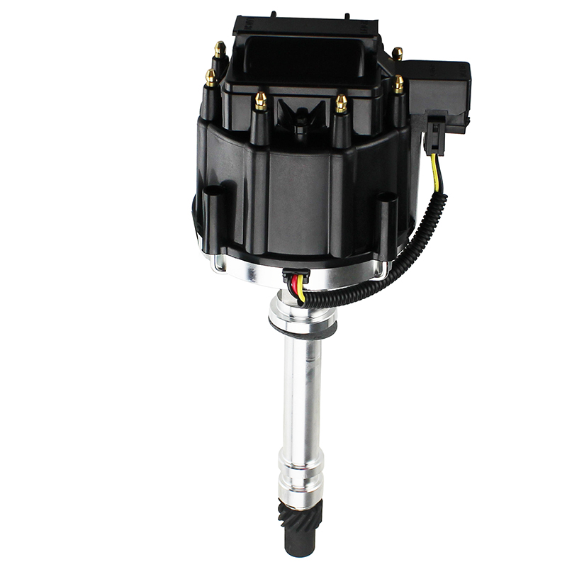 Power Products, Power Plus GM HEI Distributor, w/ Mechanical Advance, Chev SB/BB, Black Cap, Sold as Each