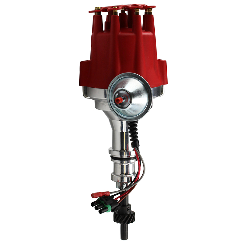 Power Products, Power Plus Billet Ready To Run Distributor, Ford 289-302, Red Cap, Sold as Each