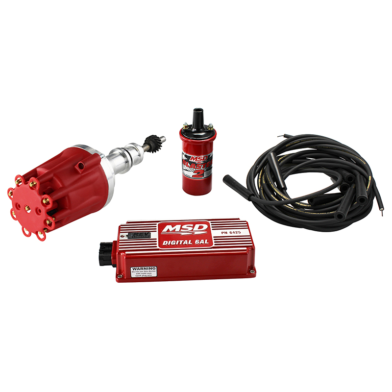 Power Products, Billet Racing Ignition Kit, Ford 289-302, Red or Black