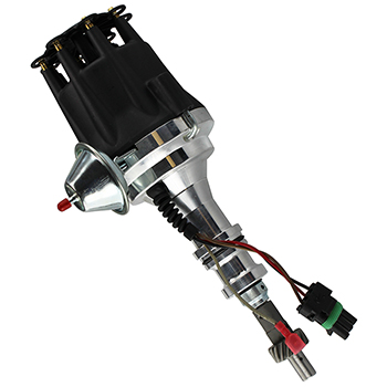 Power Products, Power Plus Billet Ready To Run Distributor, Ford 351W, Black Cap, Sold as Each