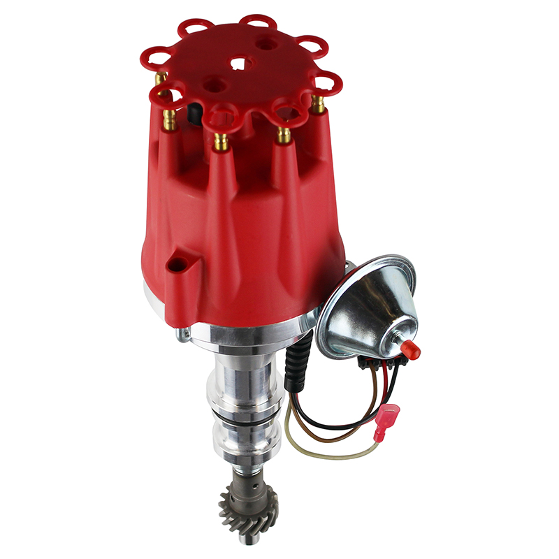 Power Products, Power Plus Billet Ready To Run Distributor, Ford 351C/M, 429-460, Red Cap, Each