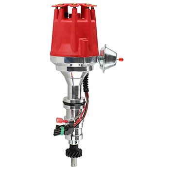 Power Products, Power Plus Billet Ready To Run Distributor, Ford FE 332-428, Red Cap, Sold as Each