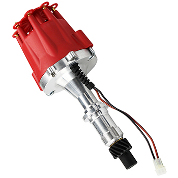 Power Products, Billet Racing Distributor, Pontiac V8, Red Cap, Sold as Each