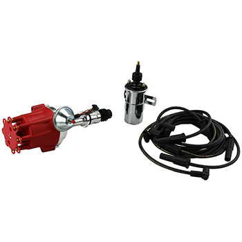 Power Products, Power Plus Billet Ready-to-Run Ignition Kit. Oldsmobile V8, Red Cap