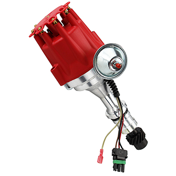 Power Products, Power Plus Billet Ready To Run Distributor, Oldsmobile V8, Red Cap, Sold as Each