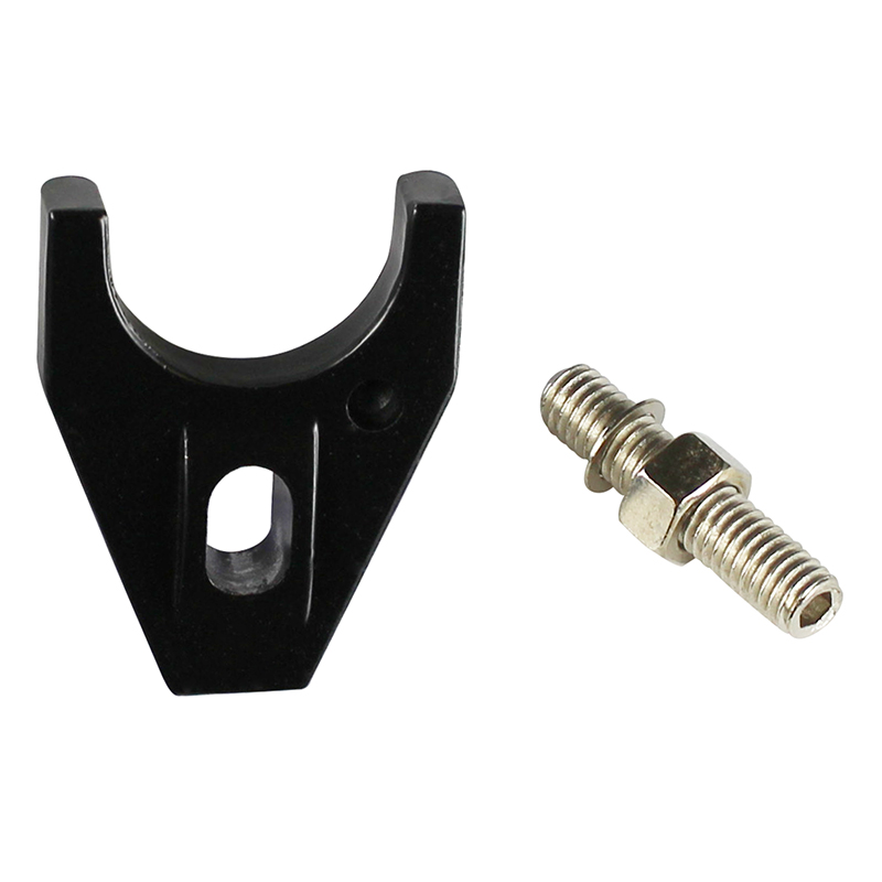 Power Products, Billet Distributor Hold Down Bracket, Chev SB/BB, Black