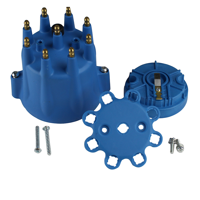 Power Products, Distributor Cap & Rotor Kit, for Power Products Billet & MSD Pro-Billet, Blue