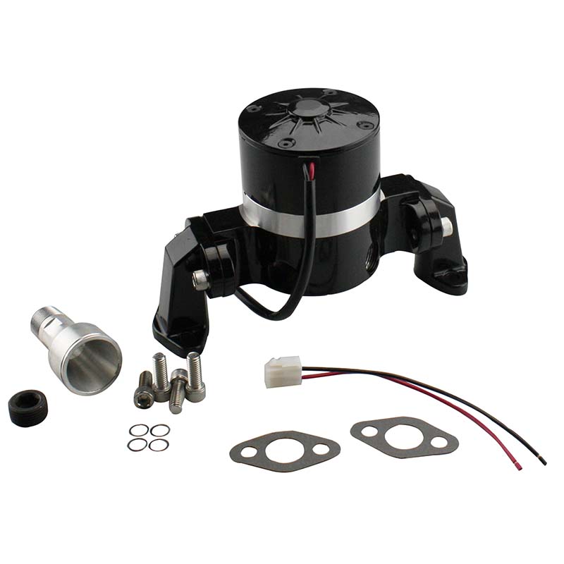 Power Products, Aluminum Electric Water Pump, Chevrolet Small Block, Black, Sold as Each