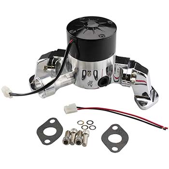 Power Products, Aluminum Electric Water Pump, Chevrolet Big Block, Chrome, Sold as Each