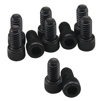 Power Products, Timing Cover Bolts, Chev SB/BB, Hex Head, w/Steel Timing Cover, Black Oxide