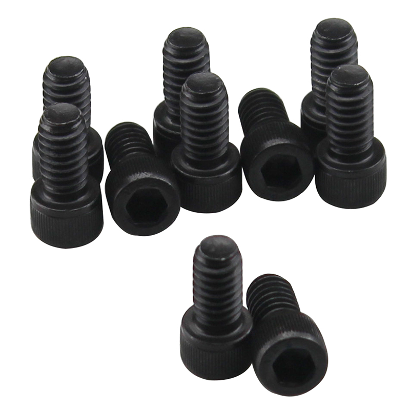 Power Products, Timing Cover Bolts, Chev SB/BB, Hex Head, w/Steel Timing Cover, Black Oxide