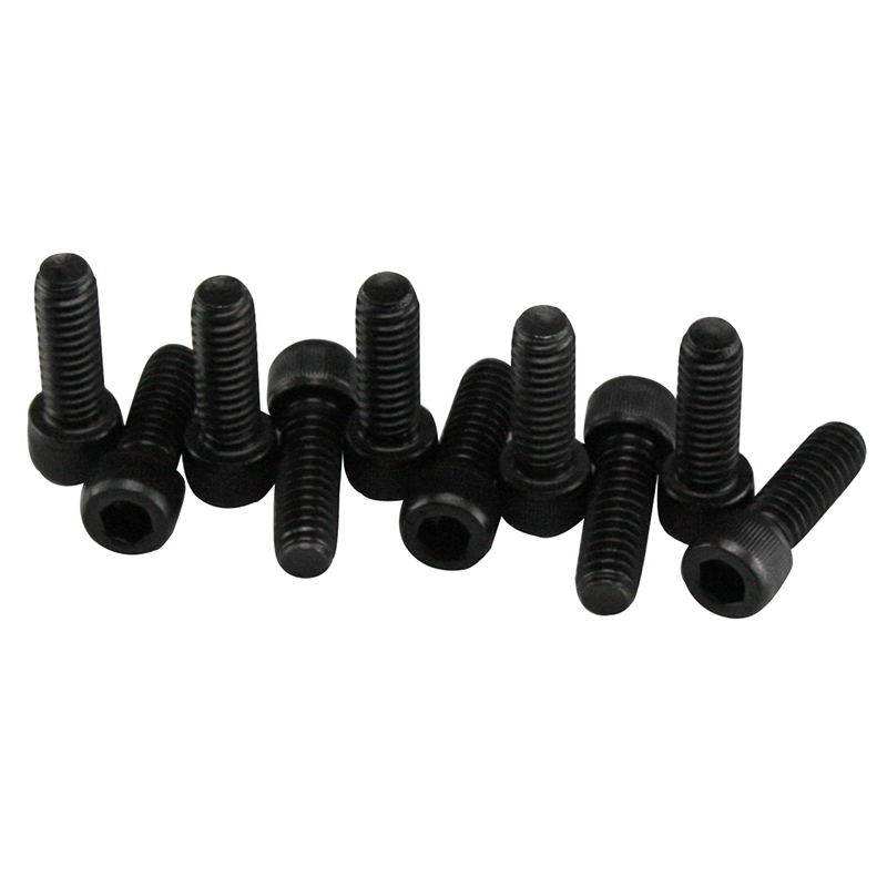 Power Products, Timing Cover Bolts, Chev SB/BB, Allen Head, w/Cast Aluminum Cover, Black Oxide