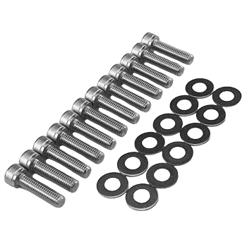 Power Products, Rear Cover Bolts, Chev/GM Gen III/IV (LS Series), Allen Head, Stainless Steel, Sold as Set