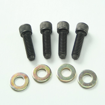 Power Products, Oil Filter Housing Allen Head Bolts w/ Washers, Ford FE 390-427, Black Oxide