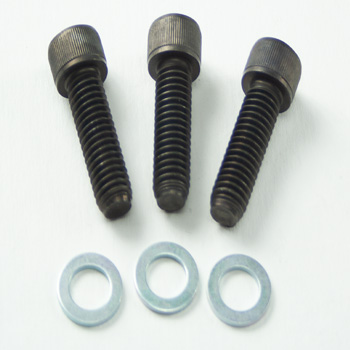 Power Products, Oil Filter Housing Allen Head Bolts w/ Washers, Pontiac V8, Black Oxide