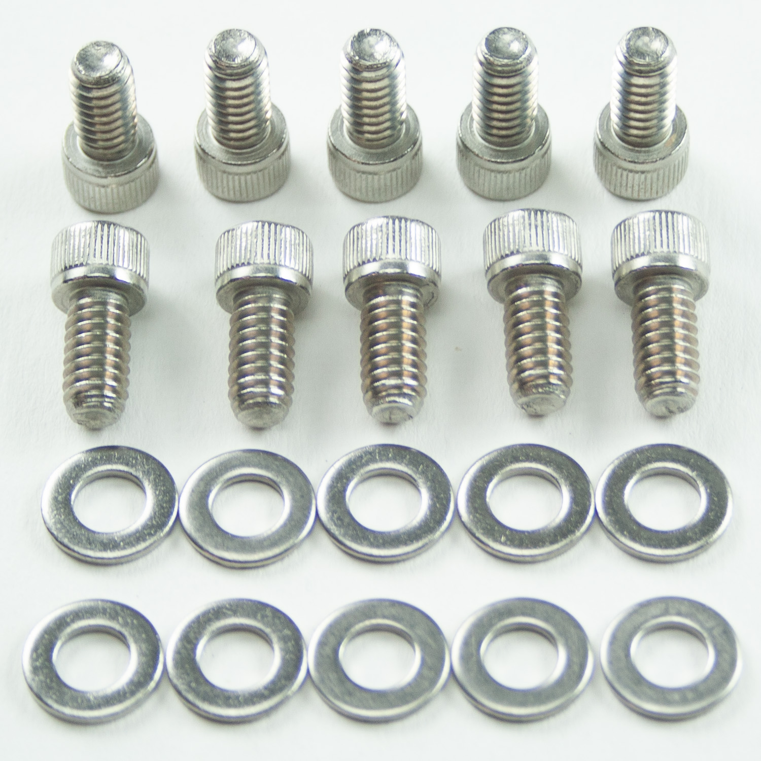 Power Products, Timing Cover Bolts, Chev SB/BB, Allen Head, Stainless Steel
