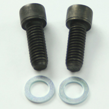 Power Products, Thermostat Housing Allen Head Bolts w/ Washers, Dodge/Chrysler SB/BB, Pontiac 326-455, Black Oxide