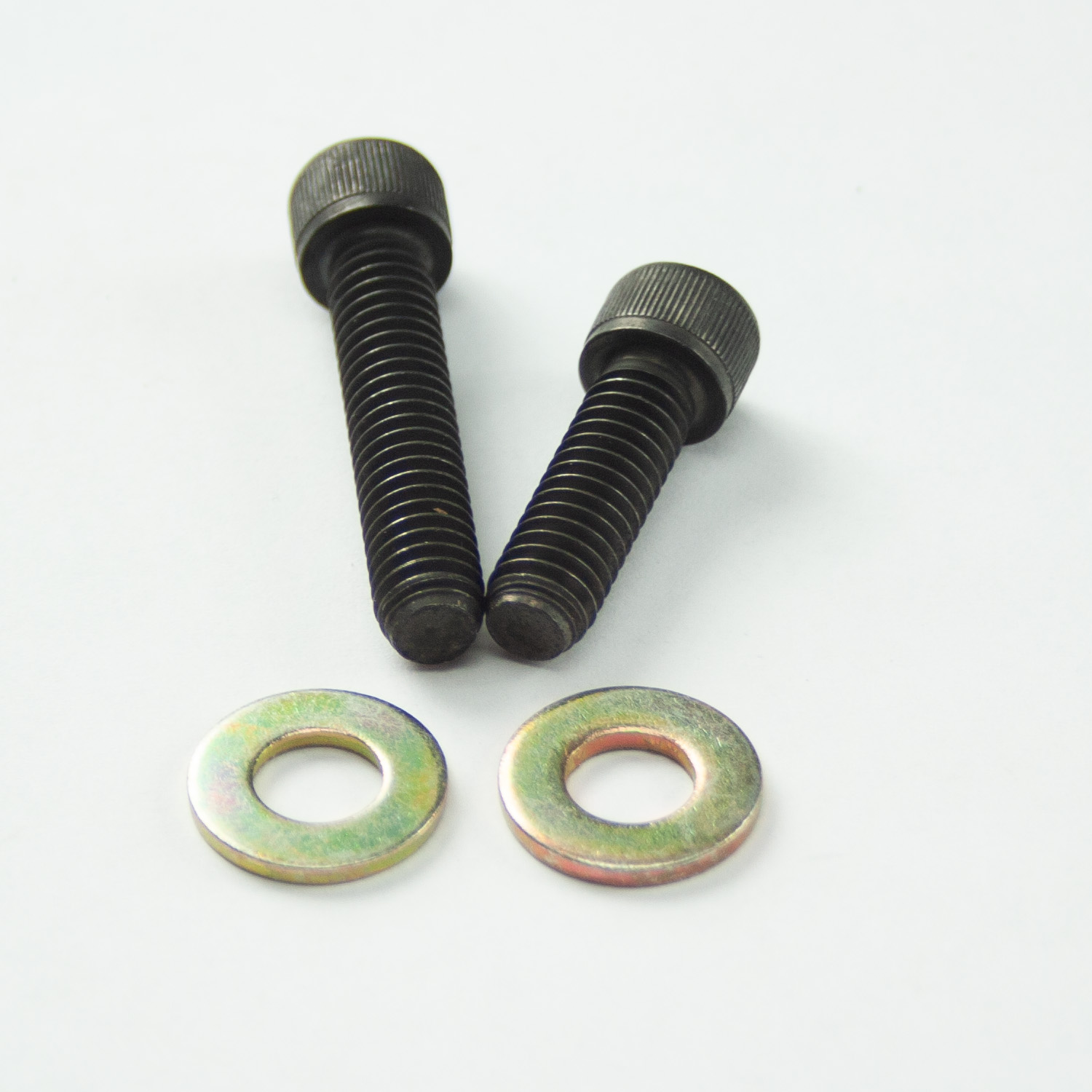 Power Products, Thermostat Housing Allen Head Bolts w/ Washers, Ford SB 5.0L EFI, Black Oxide