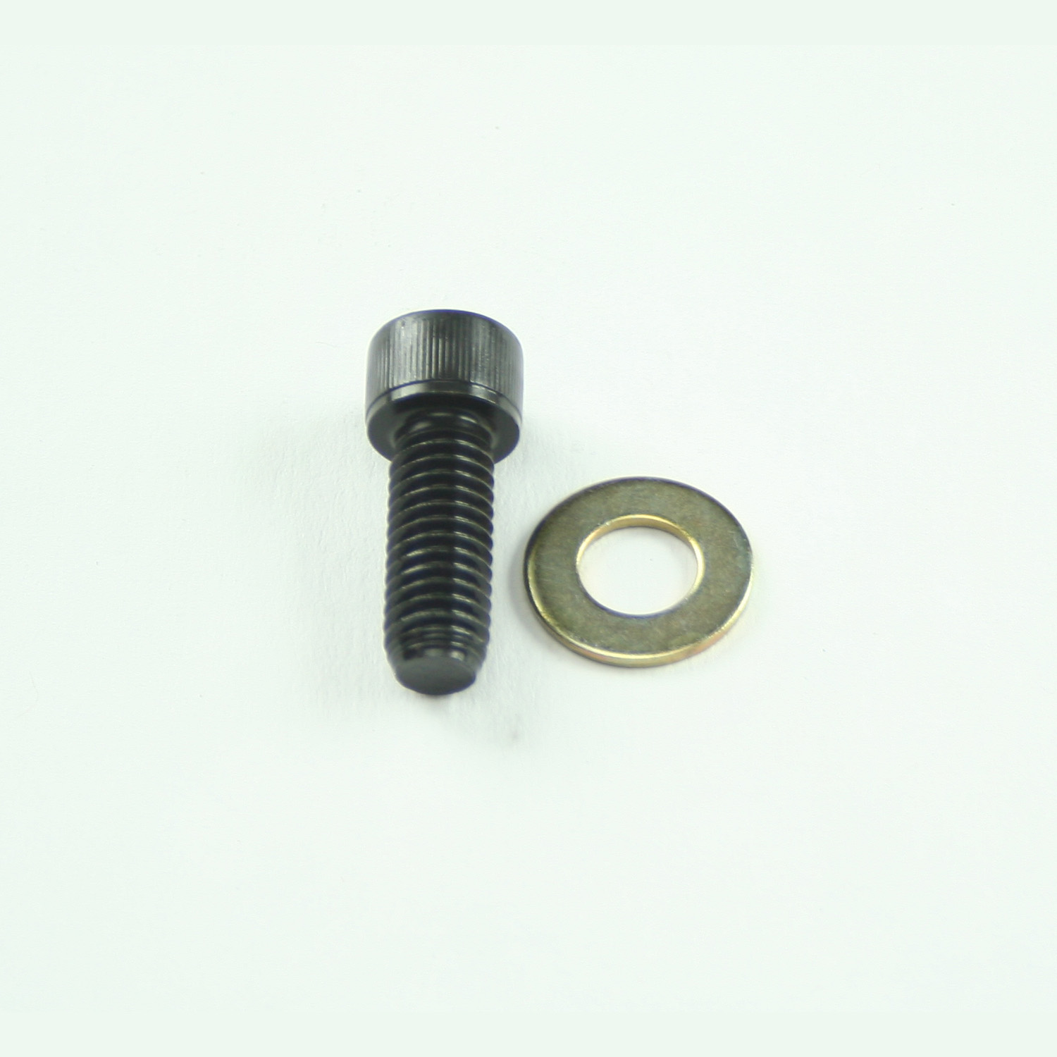 Power Products, Distributor Hold Down Bolt w/ Washers, Chev SB/Vortec/BB, Allen Head, Black Oxide