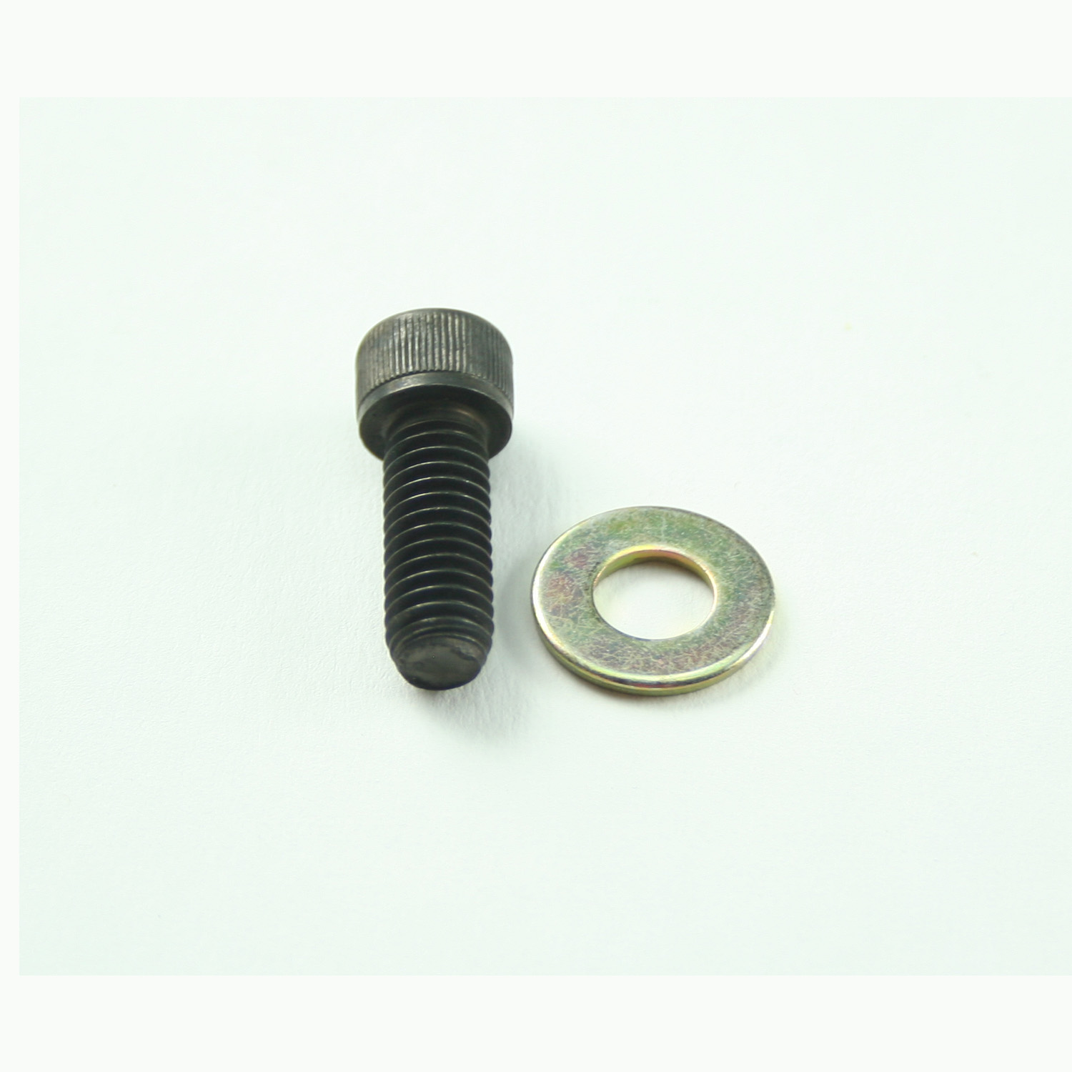 Power Products, Distributor Hold Down Bolt w/ Washer, Ford 260-302/5.0L, 351W/5.8L, 351C/M/400, FE, 429-460, Black Oxide